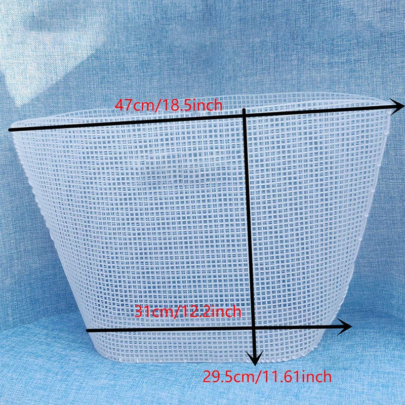 siuvinėjimo kaušo krepšys Pagalbinis mezgimas siuvimas Audimas Plastikinis tinklelis 