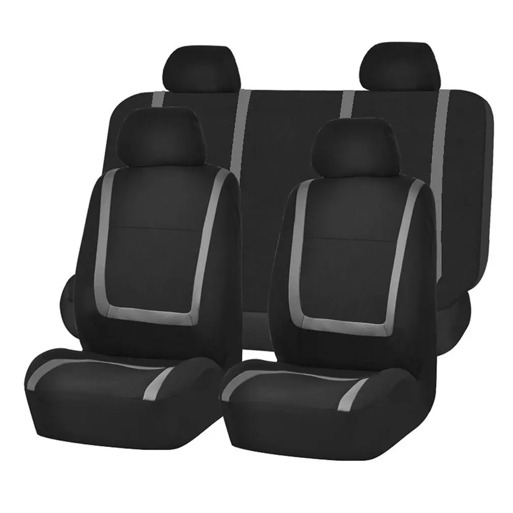 9vnt./Komplektas Sėdynių užvalkalai Automobilio priekinės kėdės užvalkalas Four Seasons Universal Breathable Soft Warm Five Seats Sleeve Nuotrauka 0