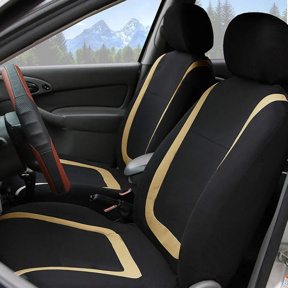 9vnt./Komplektas Sėdynių užvalkalai Automobilio priekinės kėdės užvalkalas Four Seasons Universal Breathable Soft Warm Five Seats Sleeve Nuotrauka 5