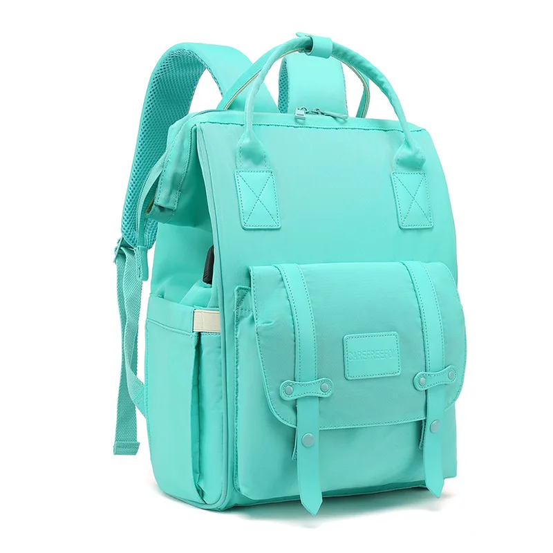 Fashion Travel Backpack Baby Vystyklų krepšys Moteriška kuprinė Didelės talpos mamytės krepšys Mama Vaikai Reikmenys сумка Nuotrauka 5