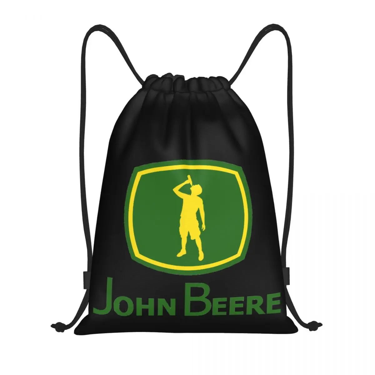 John Beere Funny Beer Lover Camping Gift Funny Drawstring Bags Gym Bag Infantry pack Patogi kuprinė Juokinga naujovė Nuotrauka 0