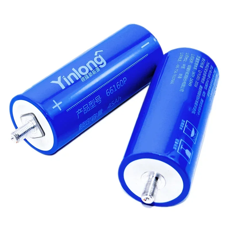 1PCS 2.3V 45Ah LTO baterija 100% originalus Yinlong 66160P 10C iškrova DIY 12V 24V žemai temperatūrai atsparus ličio titanatas Nuotrauka 2