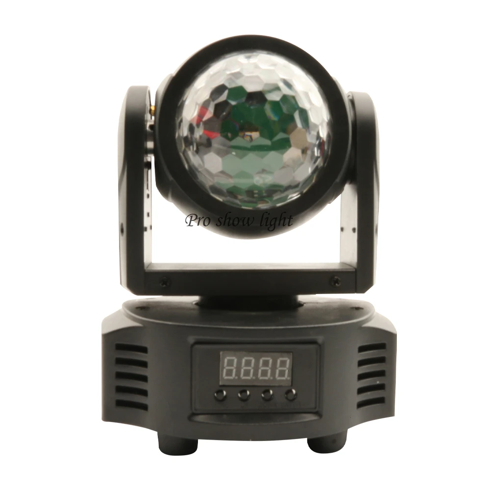 Double Side LED judantis galvos žibintas 4X5W LED plovimo lemputė su 12W Magic Ball DMX512 Dj scenos šviesa Mini LED apšvietimas diskotekos barui Nuotrauka 1
