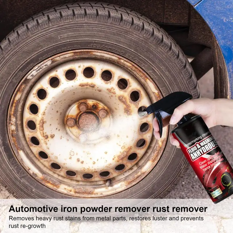 Car Rust Remover Spray Universal Auto Rust Prevention Spray Nešiojamas automobilių rūdžių restauravimo agentas Išoriniai priedai Nuotrauka 2