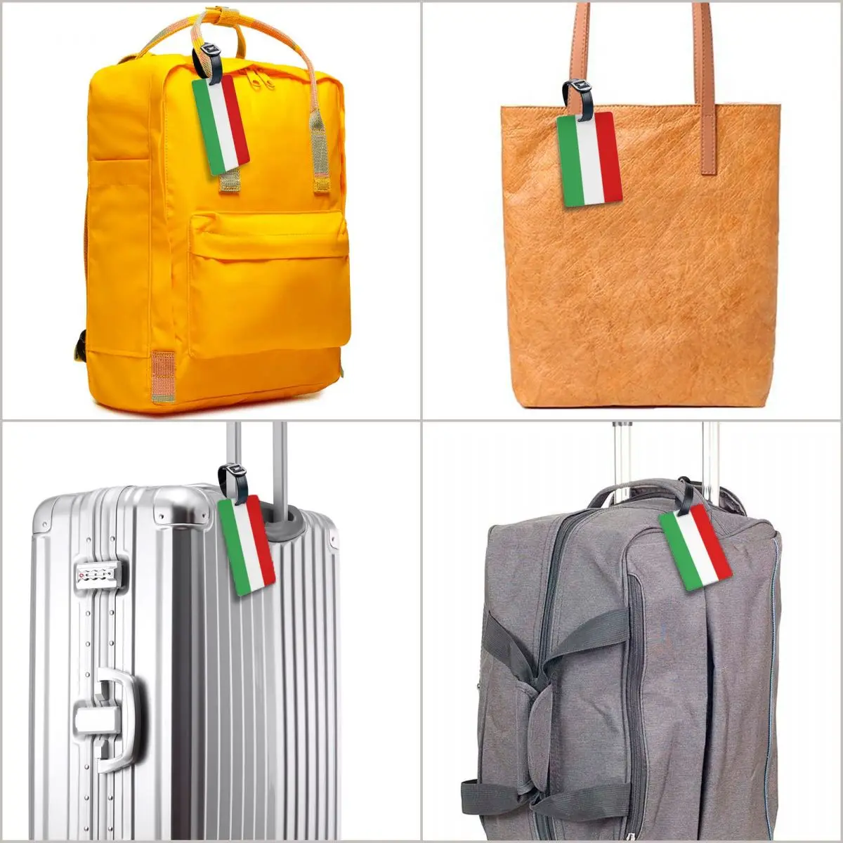 Custom Iran Flag bagažo etiketė su vardo kortelės privatumo viršelio ID etikete kelioninio krepšio lagaminui Nuotrauka 5