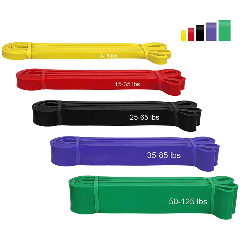 4vnt/1vnt 208cm Stretch Resistance Band Unisex Fitness Yoga Band Pilates Elastic Loop Crossfit Expander Strength Gym Exercise Nuotrauka 0