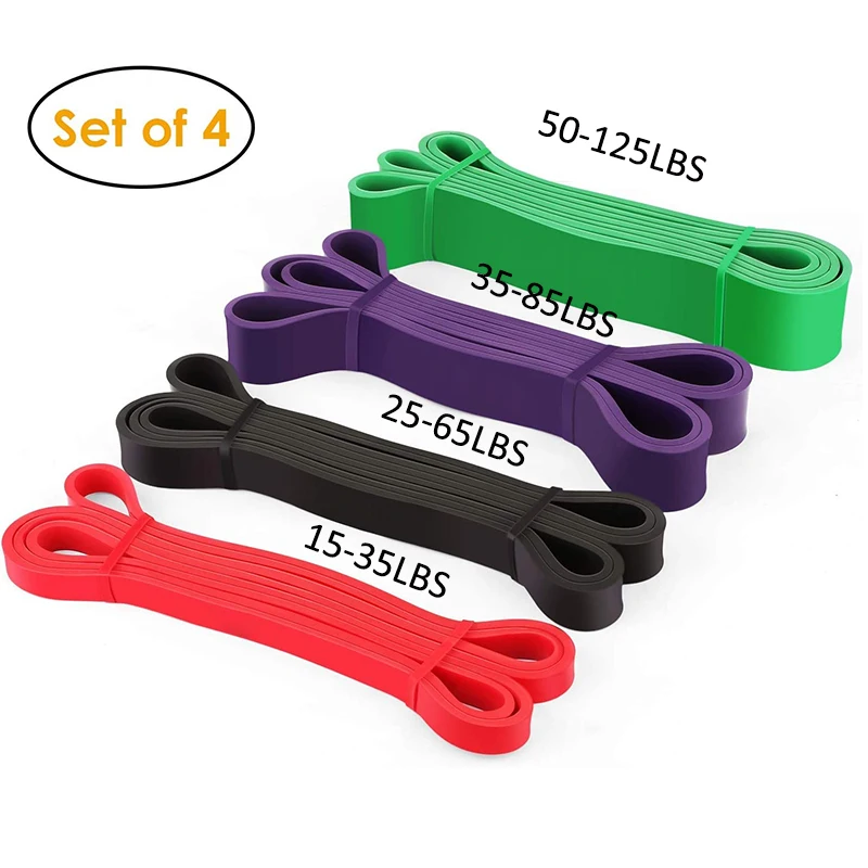 4vnt/1vnt 208cm Stretch Resistance Band Unisex Fitness Yoga Band Pilates Elastic Loop Crossfit Expander Strength Gym Exercise Nuotrauka 3