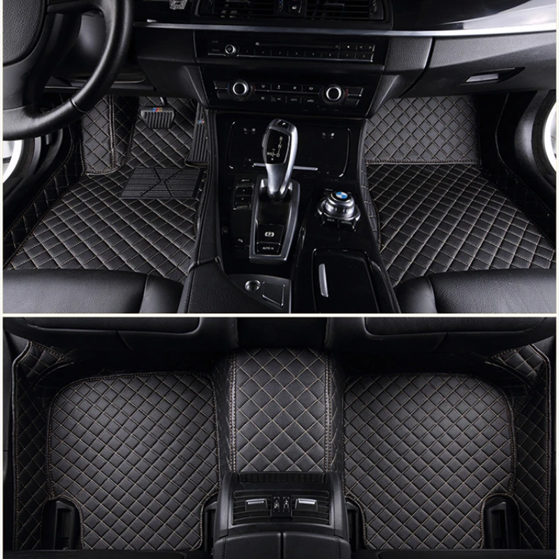 Individualūs automobilių grindų kilimėliai BMW X5 F15 2013-2018 metai Dirbtinės odos kilimas Salono automobilių aksesuarai Nuotrauka 1