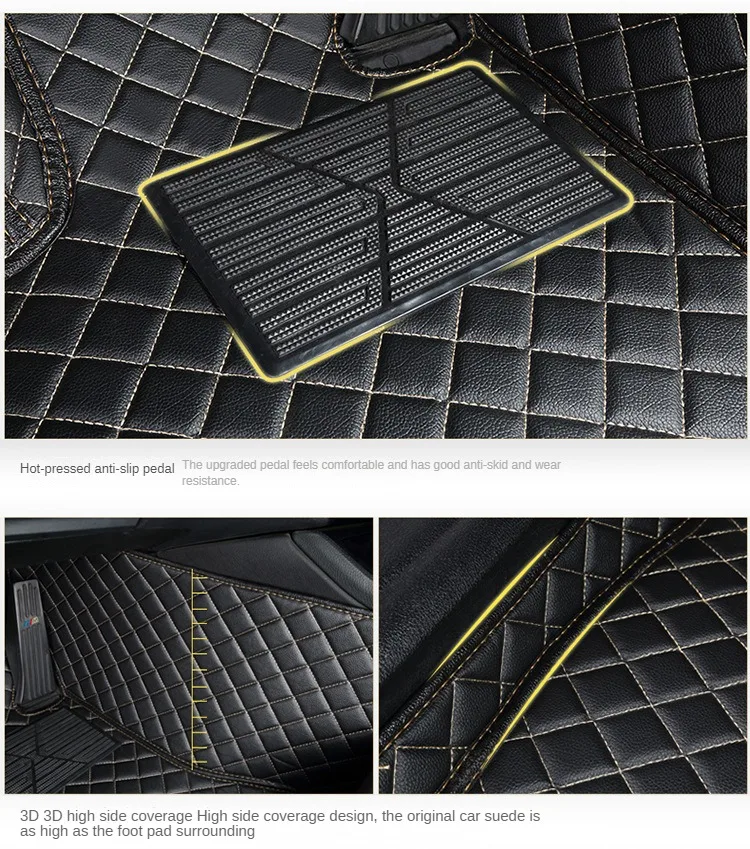 Individualūs automobilių grindų kilimėliai BMW X5 F15 2013-2018 metai Dirbtinės odos kilimas Salono automobilių aksesuarai Nuotrauka 5