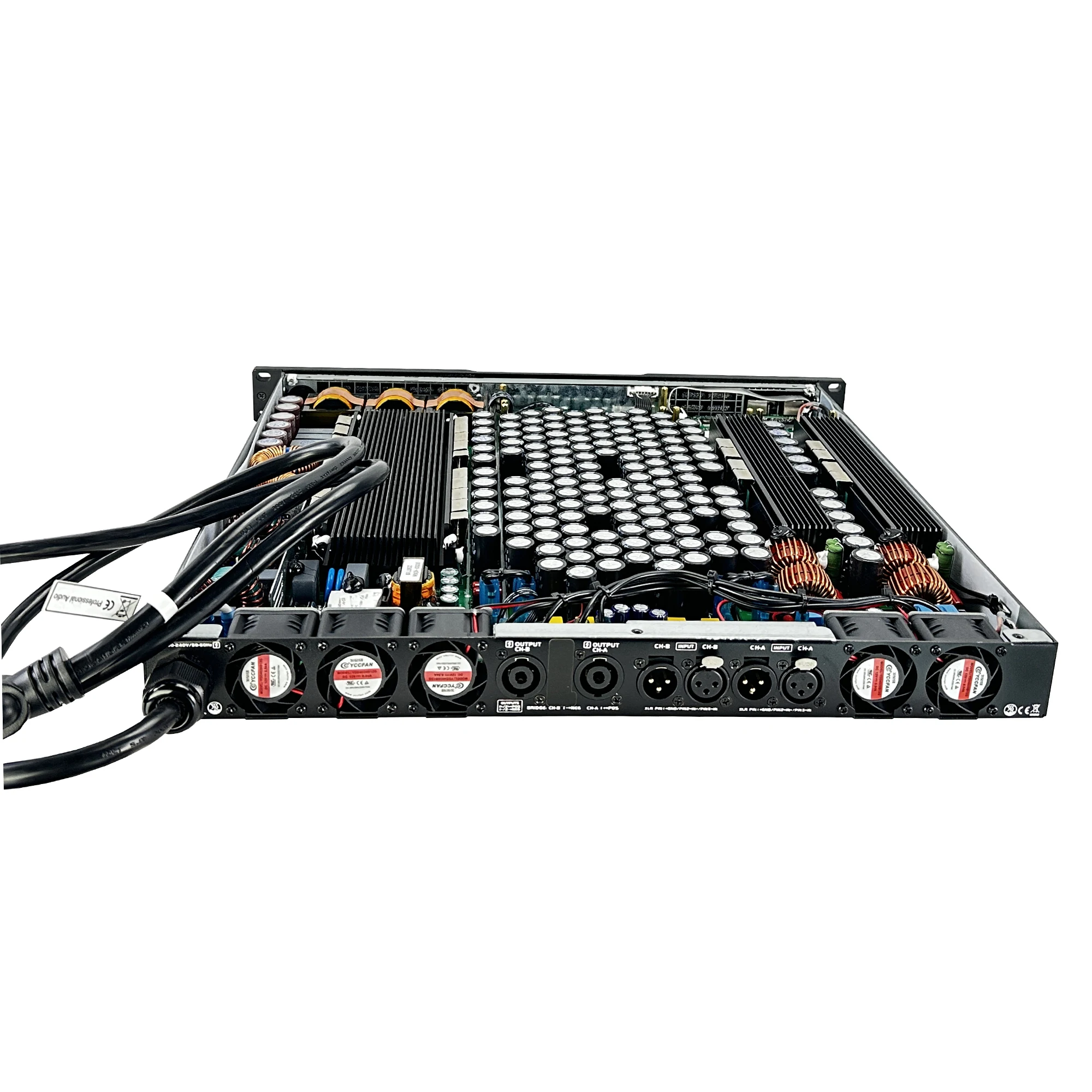 Leicozic 17000W Profesionalus skaitmeninis stiprintuvas Subwoofer DSP Amplificador 2 kanalų linijos masyvo stiprintuvai Audio GaN FIR filtras 80-296V Nuotrauka 4