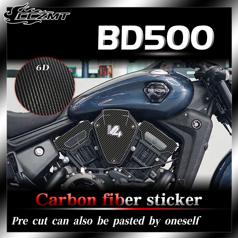 Benda BD500 lipdukams 6D anglies pluošto lipdukų plėvelės apsauga automobilio lipdukai kėbulo apsauga nuo įbrėžimų dekoratyvinės modifikacijos Nuotrauka 0