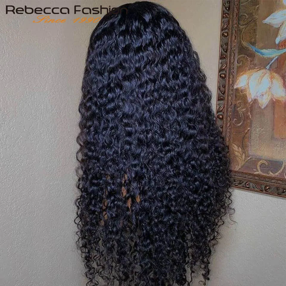 13X6X2 Trumpas garbanotas Bobo perukas moterims Skaidrus nėrinių priekis Žmogaus plaukų perukas Nupeštas Brazilijos Remy Žmogaus plaukų perukai moterims Nuotrauka 2