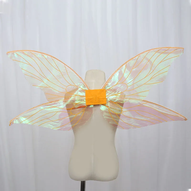 Fairy Butterfly Sheer Wings Dress Up Angel Halloween kostiumų rekvizitai vaikams Mergaitės Moterys Kelios spalvos Nuotrauka 1