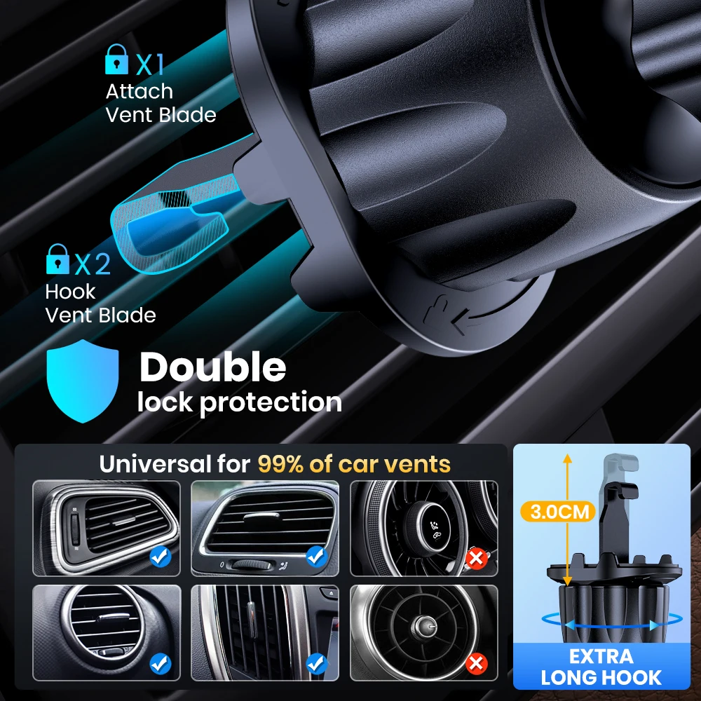 TOPK magnetinis automobilio telefono laikiklis stovas magnetas automobilio laikiklis palaiko GPS mobilųjį laikiklį automobilio oro išleidimo angoje, skirtoje iPhone 14 13 Samsung Xiaomi Nuotrauka 1
