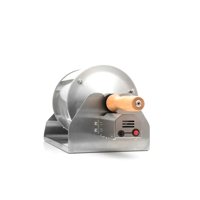 Profesionalus 400g dujų tipo kavos skrudintuvas su termometru Nerūdijančio plieno espreso kavos pupelių kepimo mašina Nuotrauka 3