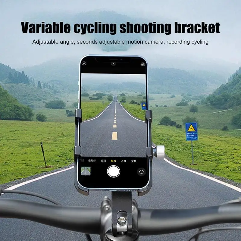 Telefono laikiklis dviračio dviračiui Mobiliojo telefono laikiklis Rotuojamas smūgių sugėrimas Kalnų dviračių priedai Motociklo telefono laikiklio laikiklis Nuotrauka 2