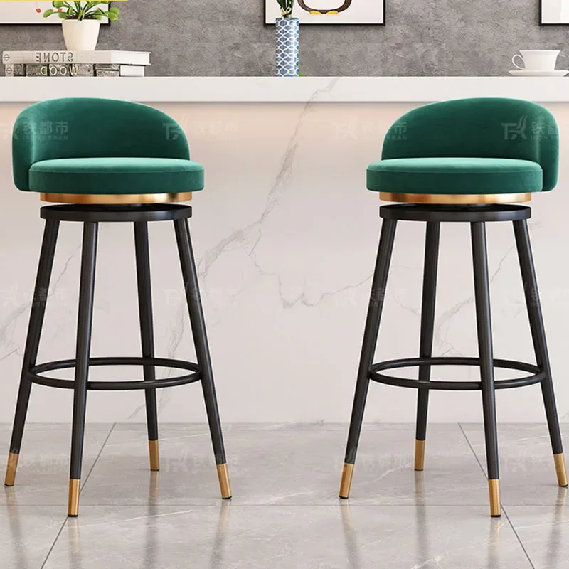Reguliuojamos modernios baro kėdės Vintažinis dizaineris Kėlimas Dinning Baro kėdės Nemokamas pristatymas Prabangūs sillas Para Comedo kambario baldai Nuotrauka 1