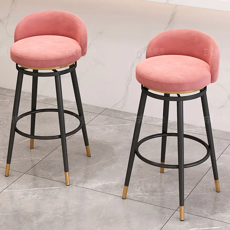 Reguliuojamos modernios baro kėdės Vintažinis dizaineris Kėlimas Dinning Baro kėdės Nemokamas pristatymas Prabangūs sillas Para Comedo kambario baldai Nuotrauka 2