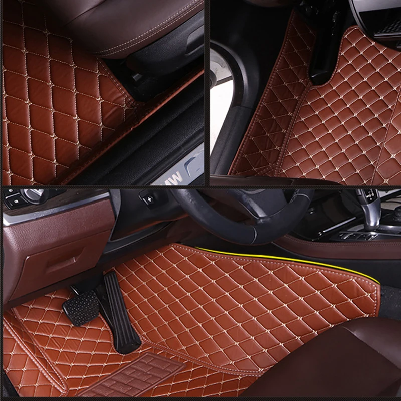 Automobilių grindų kilimėliai Audi A6 C6 4F C7 4G Avant Wagon 2007 ~ 2018 Prabangus odinis kilimėlis Anti Dirt Pad patvarus kilimas Automobilių aksesuarai Nuotrauka 5