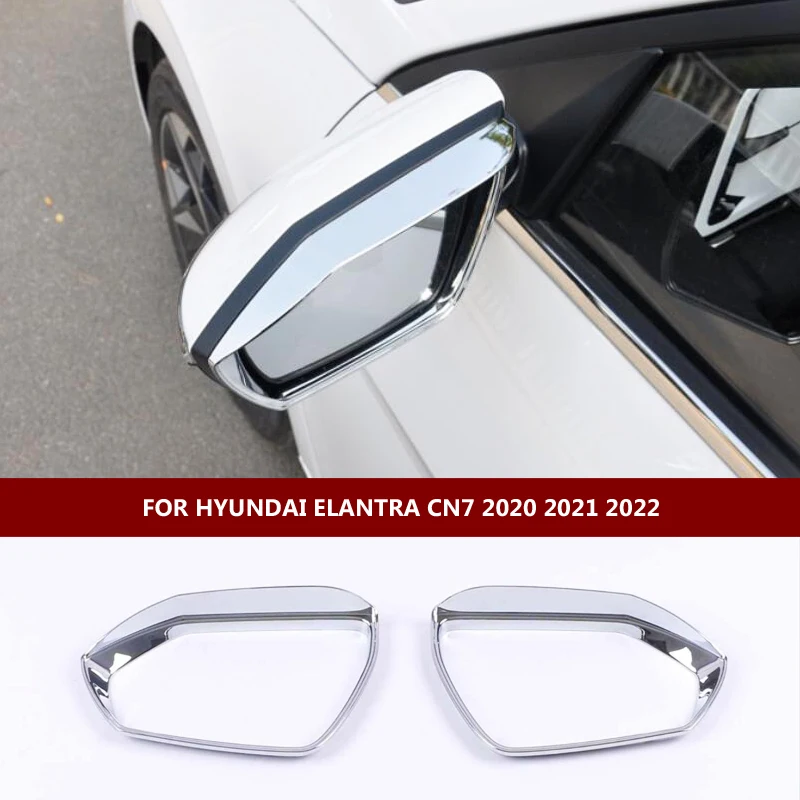 Hyundai Elantra CN7 2020 2021 Automobilių priedai ABS Chrome uodegos vartų durų dangtelio apdaila Galinės bagažinės liejimo rėmelio stiliaus garnyras Nuotrauka 4