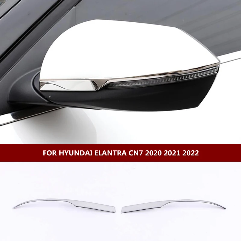 Hyundai Elantra CN7 2020 2021 Automobilių priedai ABS Chrome uodegos vartų durų dangtelio apdaila Galinės bagažinės liejimo rėmelio stiliaus garnyras Nuotrauka 5