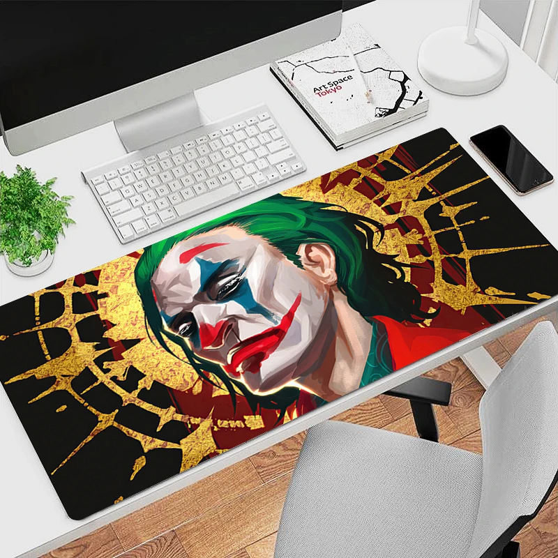 DC Joker Tapis De Souris nešiojamas kompiuteris Naujas HD Anime žaidimų klaviatūros kilimėlis Mousepad PC priedai Extend Game Spintelė Stalo kilimėlis XXL kilimas Nuotrauka 0