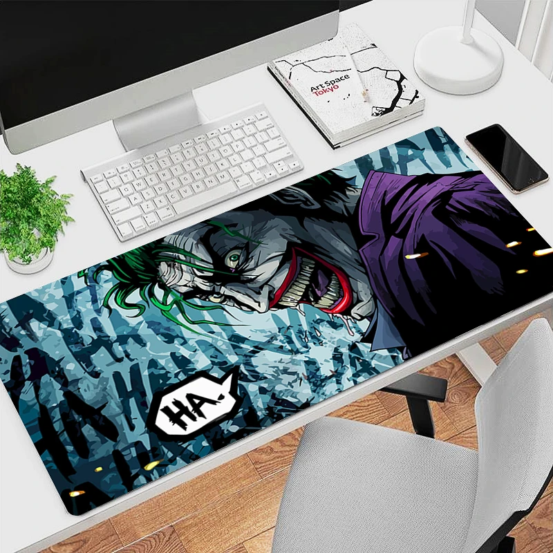 DC Joker Tapis De Souris nešiojamas kompiuteris Naujas HD Anime žaidimų klaviatūros kilimėlis Mousepad PC priedai Extend Game Spintelė Stalo kilimėlis XXL kilimas Nuotrauka 1