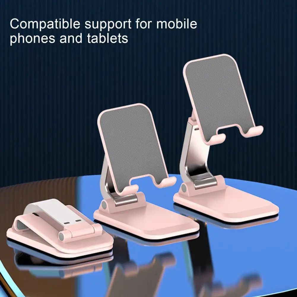Universalus mobiliojo telefono laikiklis Didelio stabilumo neslystantis kompaktiško dydžio sulankstomas planšetinio kompiuterio laikiklis Mobiliųjų telefonų laikiklis Nuotrauka 1