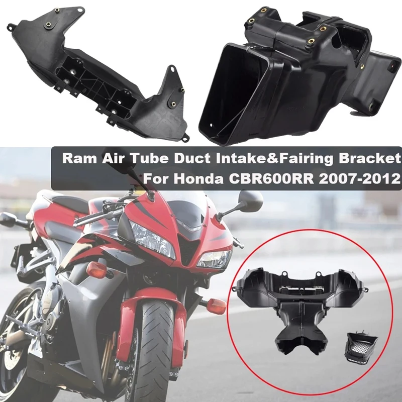 Motociklo Ram oro vamzdžio ortakio įsiurbimas su priekinių žibintų laikiklio apvalkalu Honda CBR 600RR CBR600RR 2007-2012 Nuotrauka 0