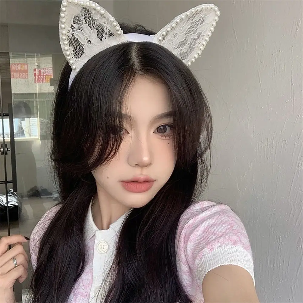 Wash Face Cosplay Headband Fashion Headhead Makeup Korean Hairbands New Headwear Cat Ear Headband Women Hair Hoops Nuotrauka 3