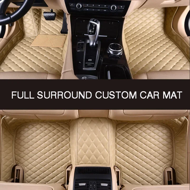 Full Surround Custom Leather Car Floor Kilim for Dacia Duster Logan Sandero Dokker Car Accessories Nuotrauka 5