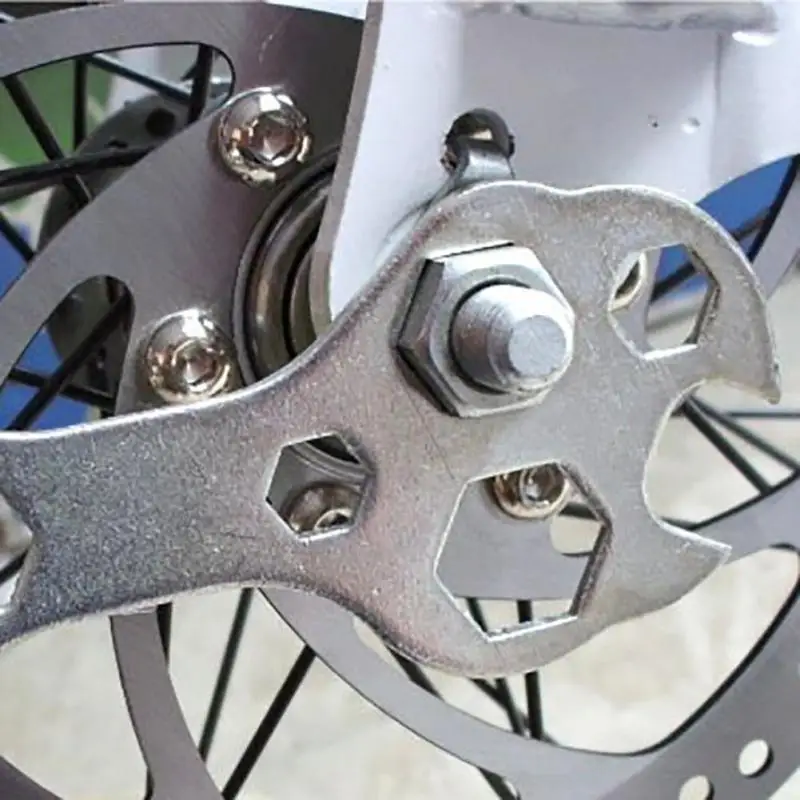 1 ~ 5PCS Kelių dydžių veržliaraktisGalvanizuoto plieno remonto veržliarakčio dviračių įrankiai, skirti 8-17 mm vidinės skylės kalnų dviračių prieigoms Nuotrauka 4