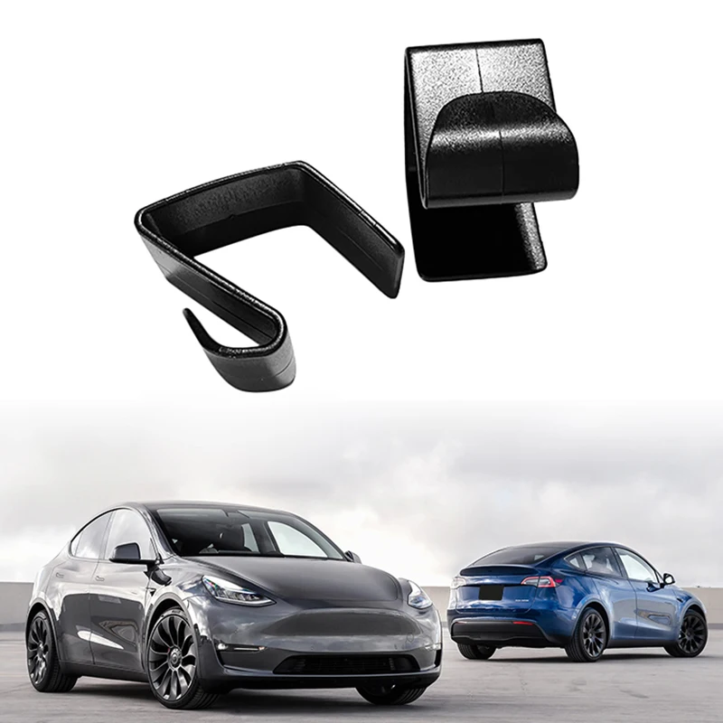 Automobilio priekinių pirštinių dėžutės kablio laikiklis Anti Swinging ABS pakabukų laikymo kabantys priedai, skirti Tesla Model 3 Y 2021 Nuotrauka 1