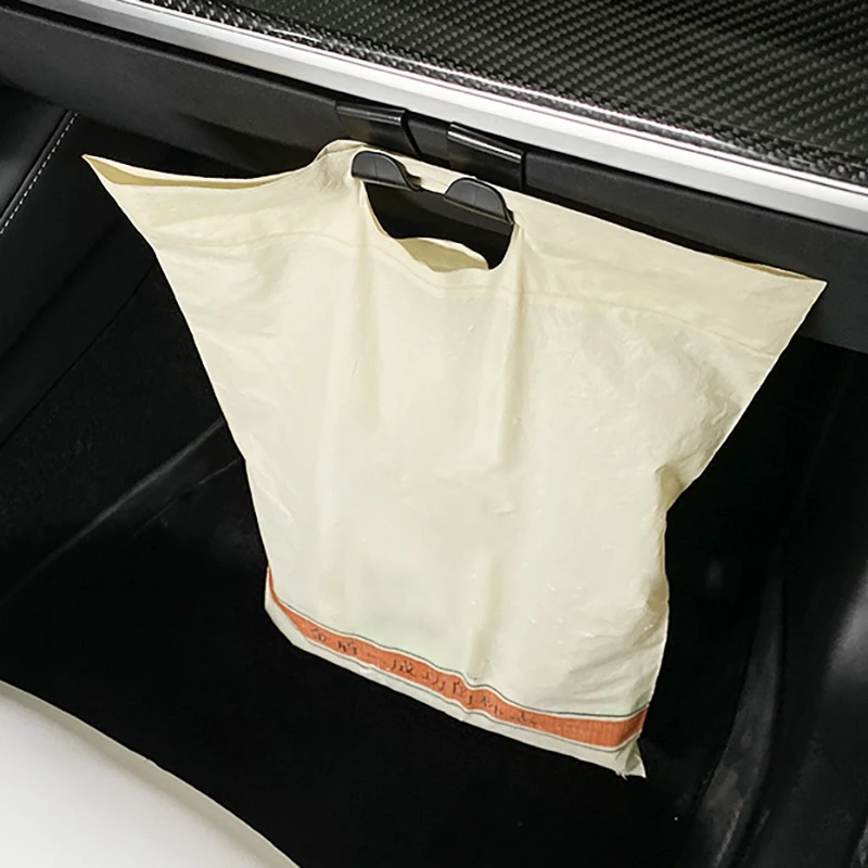 Automobilio priekinių pirštinių dėžutės kablio laikiklis Anti Swinging ABS pakabukų laikymo kabantys priedai, skirti Tesla Model 3 Y 2021 Nuotrauka 2