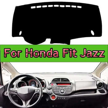 Automobilio prietaisų skydelio dangtelis Honda Fit Jazz 2010 2011 2012 2013 Automobilių prietaisų skydelis Kilimėlis DashMat kilimas ANti-UV NESLIDUS