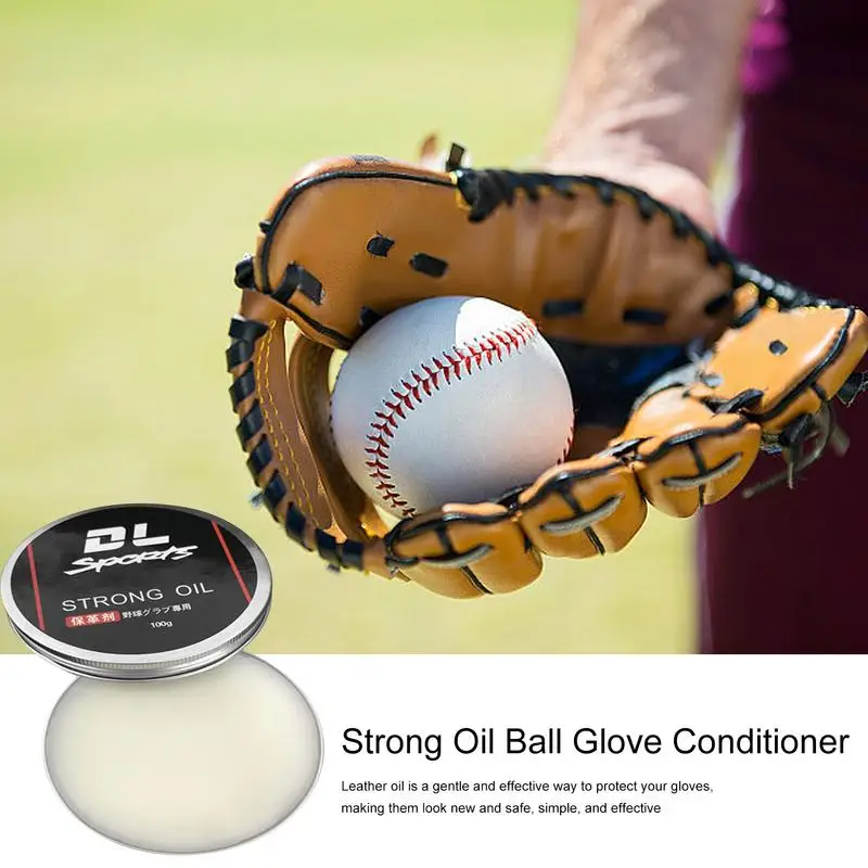 Ball Mitt Kondicionierius Beisbolo ir Softball Mitt kondicionavimo gelis Beisbolo pirštinės priedai kumštinių pirštinių priežiūrai Nuotrauka 3